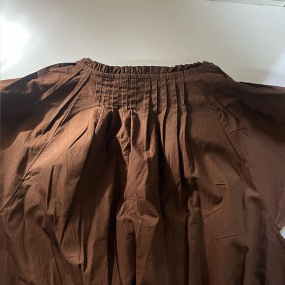 🆕 Free Assembly Flutter Sleeve Maxi Dress - Brown, Size M (8–10) - Picture 9 of 11